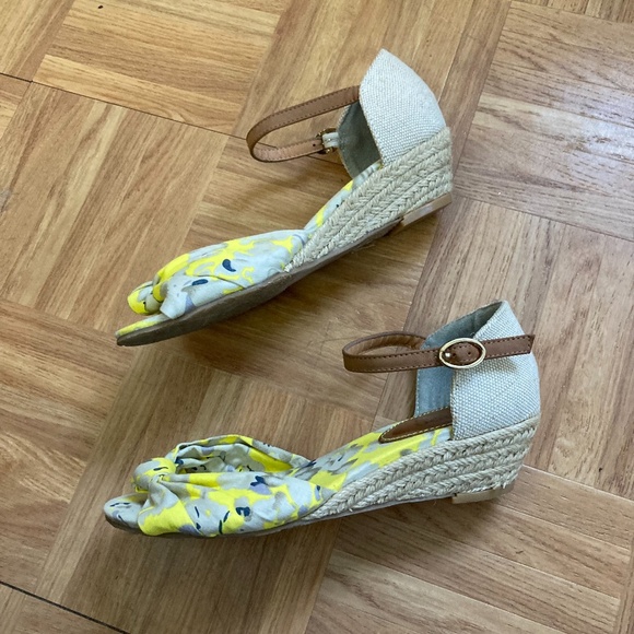 Limon Company Turkish Yellow Floral Espadrilles Shoes 36 - Picture 3 of 10
